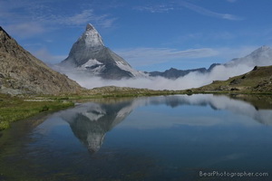 Zermatt, Cervin, Gornergrat, sance photo de l'ours muscle Glacer d'Aletsch